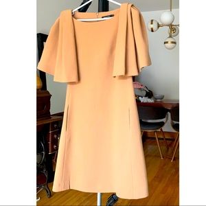 Editions de robes italian double wool crepe beige dress